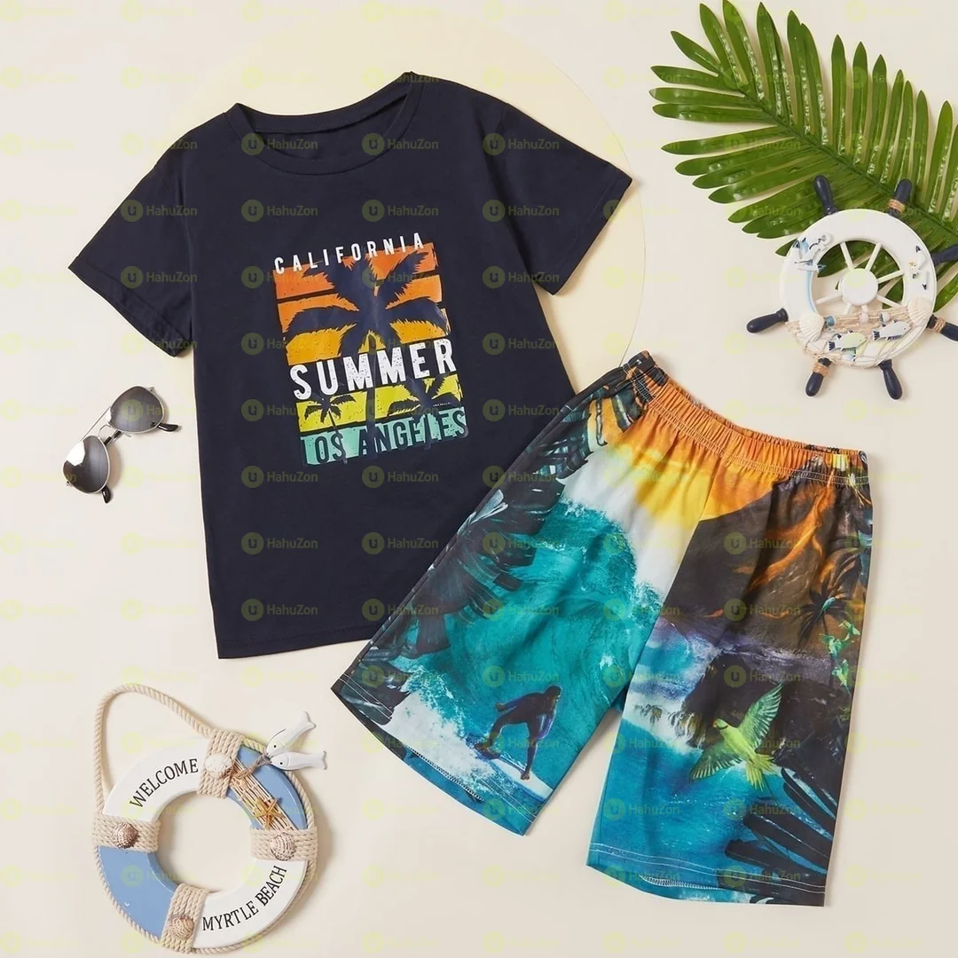 Fashionable Kid Boy Casual Set