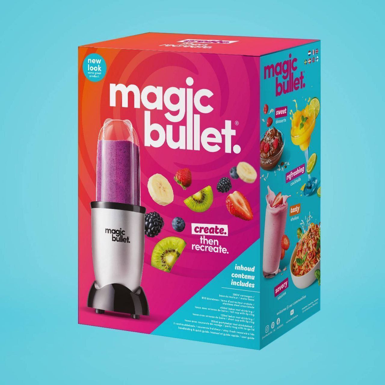 4pcs Original Magic Bullet® Blender