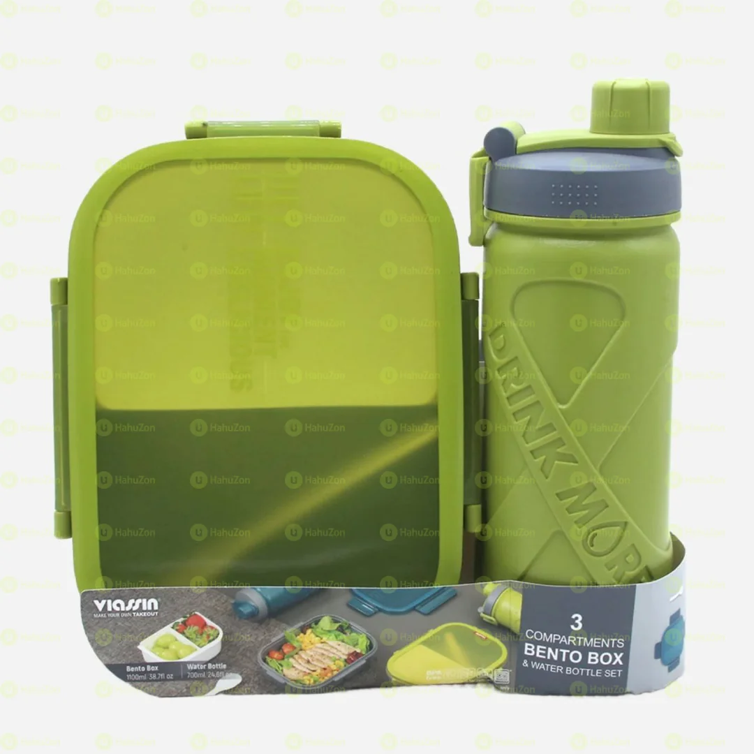 Two Colors Lunch Box and Water