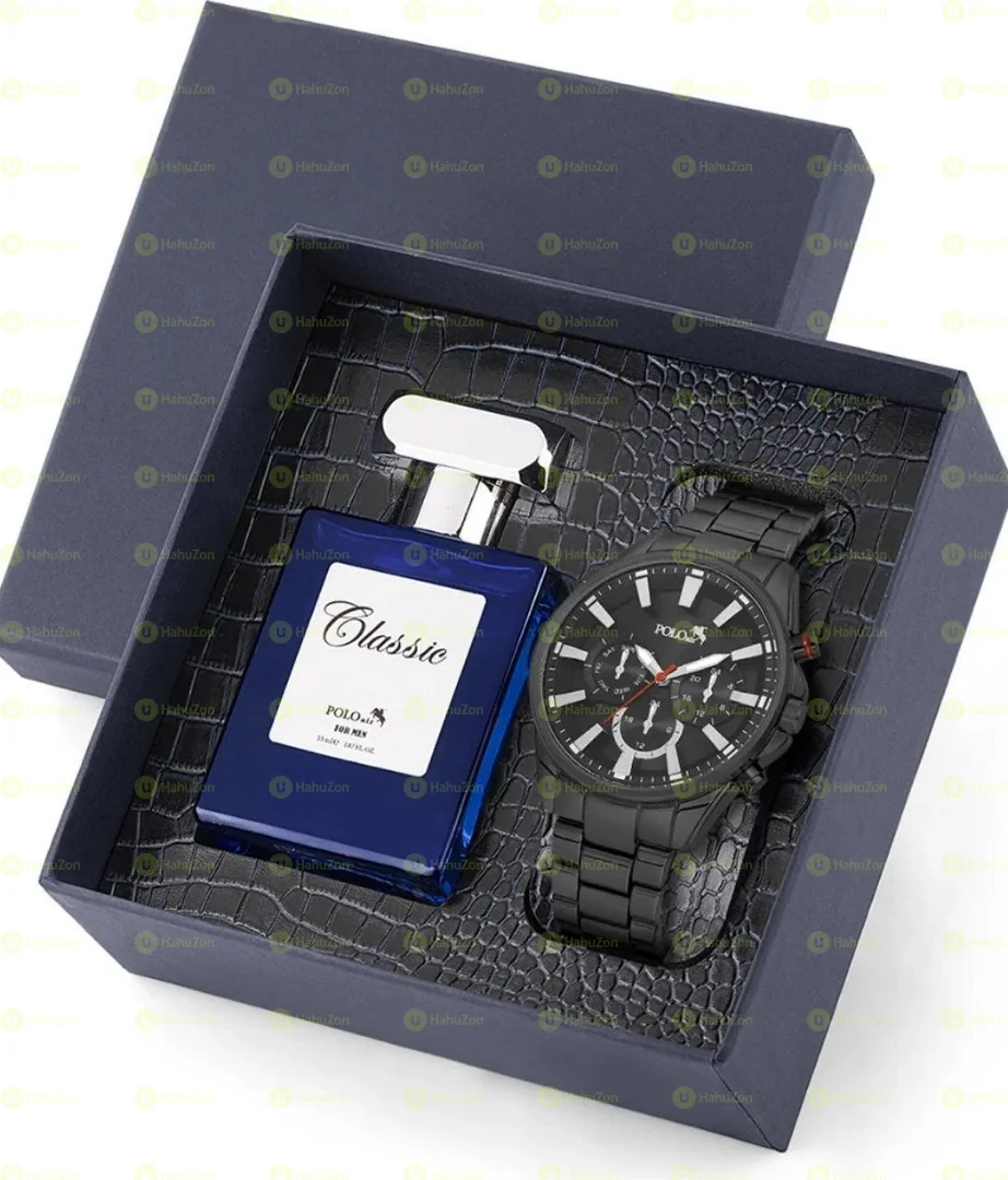 Polo Air Men's Wristwatch and 55 ml Perfume