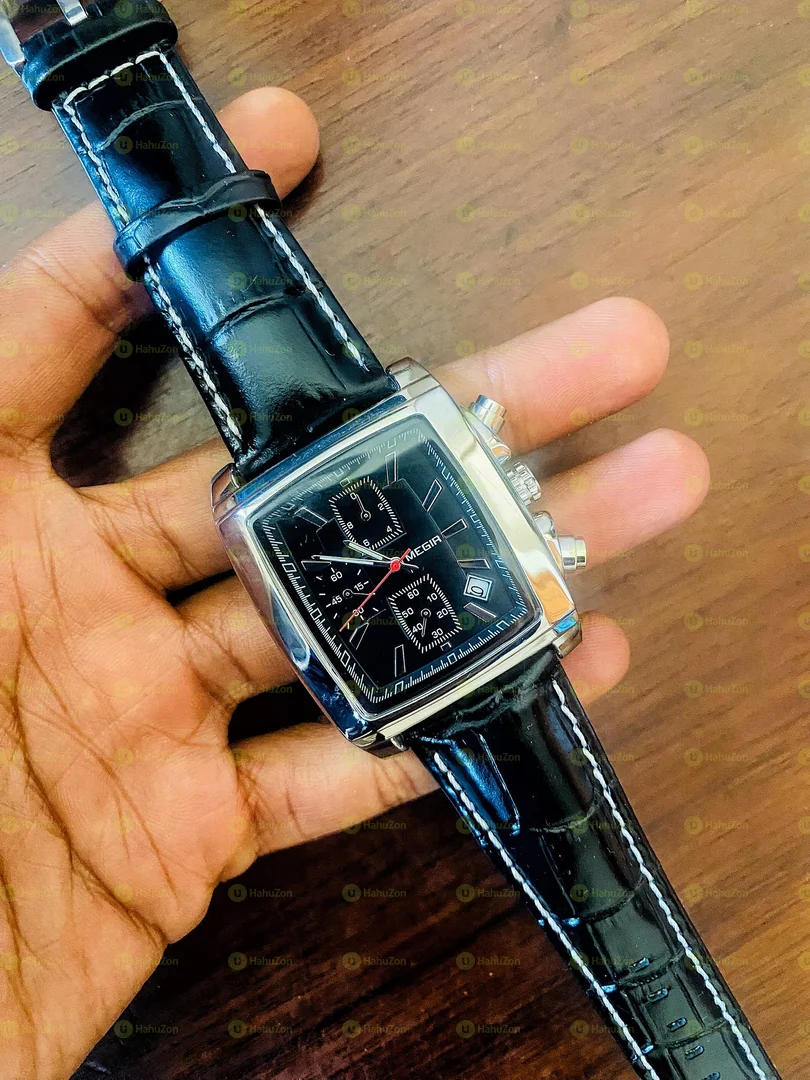 Stylish Luxury Fashionable Men’s Megir Leather Watch