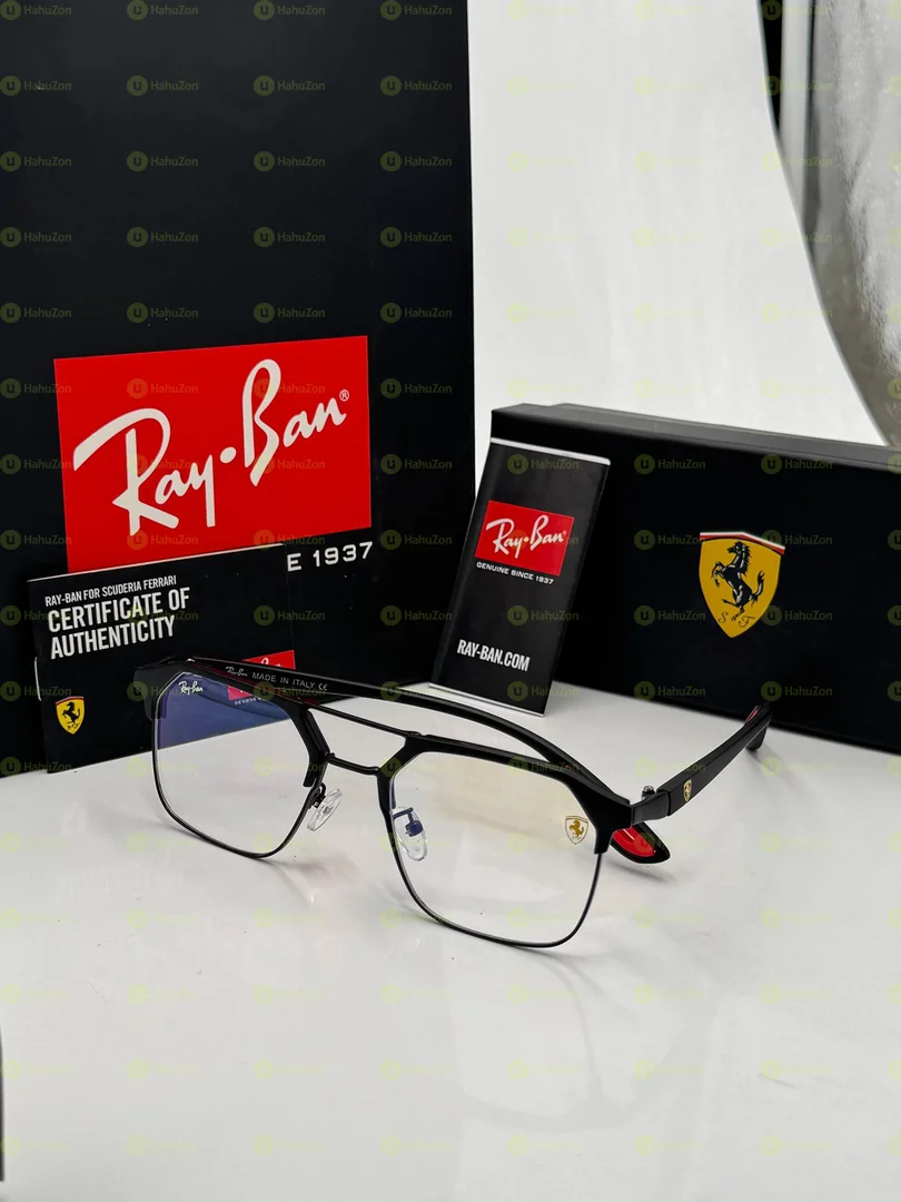 Rayban and Ferrari Blu Light Filter Glasses