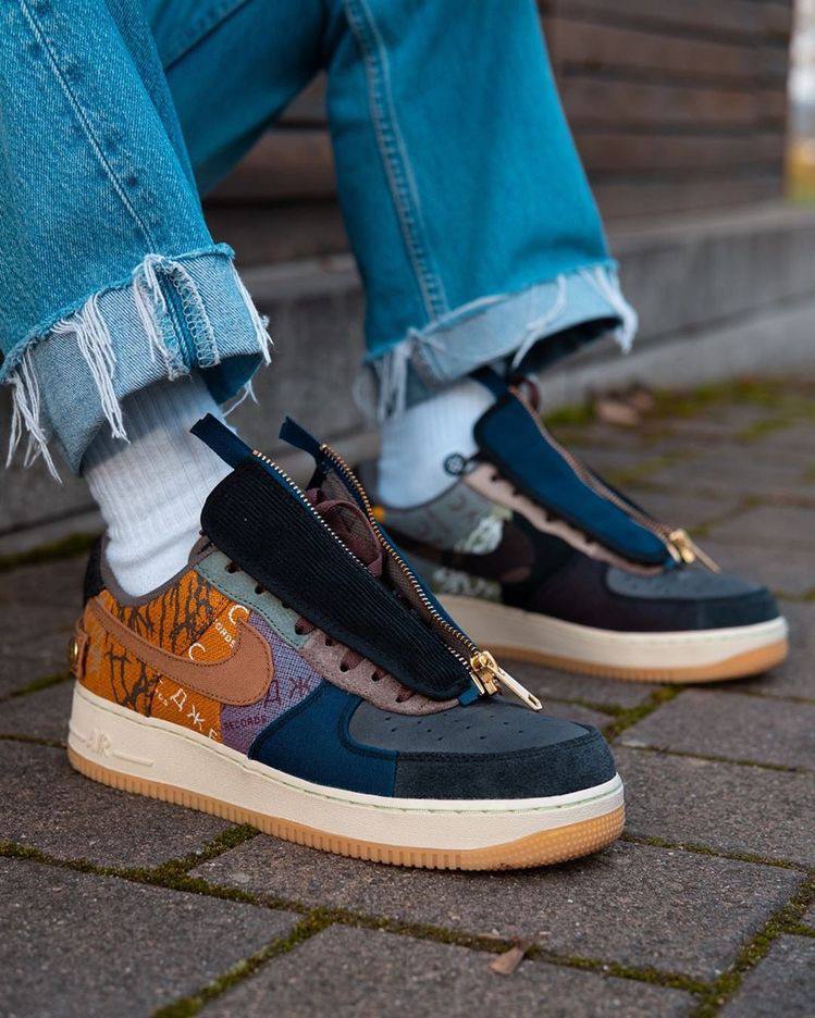 Nike Air Force 1 Low Travis Scott X Cactus Jack Men's Shoes