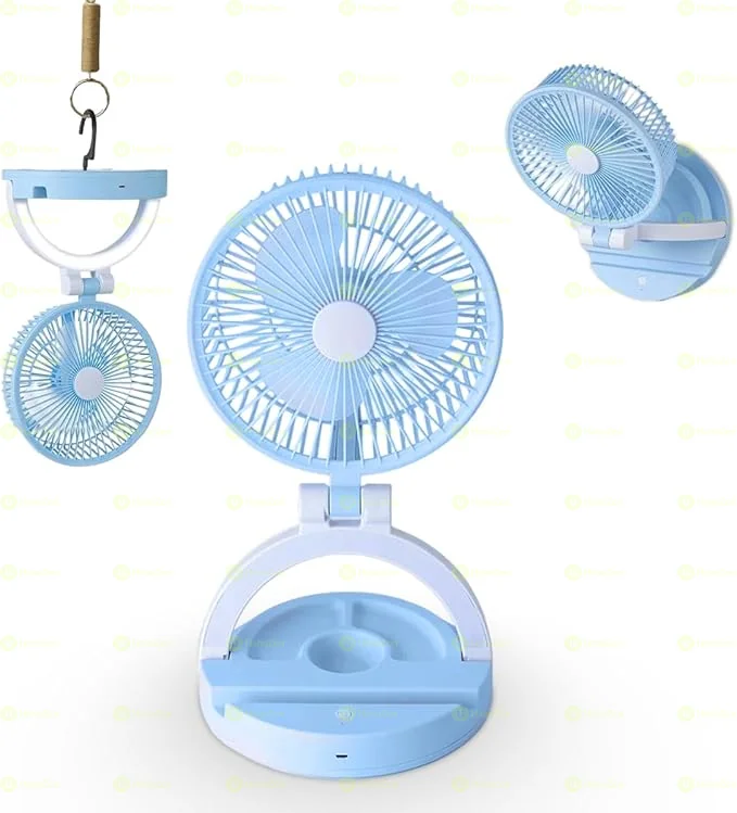 Rechargeable Fan with Lamp