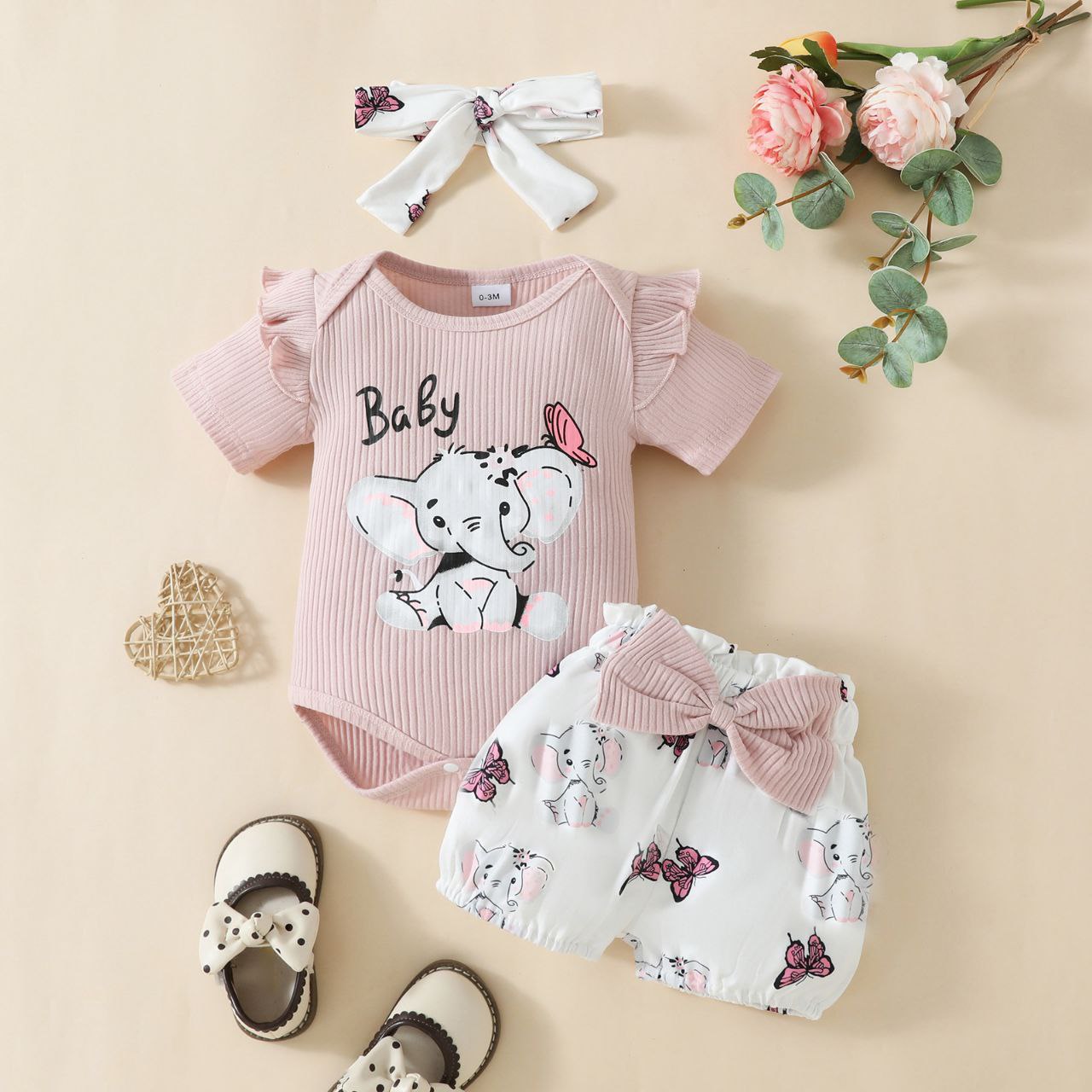 Babygirl 3 Pcs Set Outfit