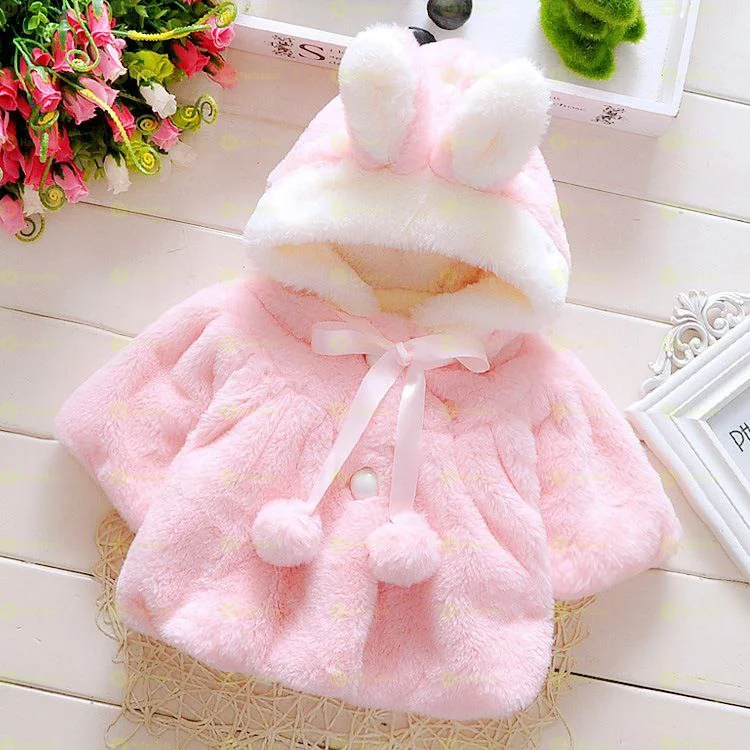 Babygirl Fluffy Kids Jacket