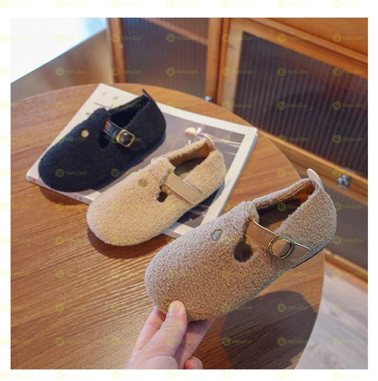 Hook Loop Band Warm Kids Shoes