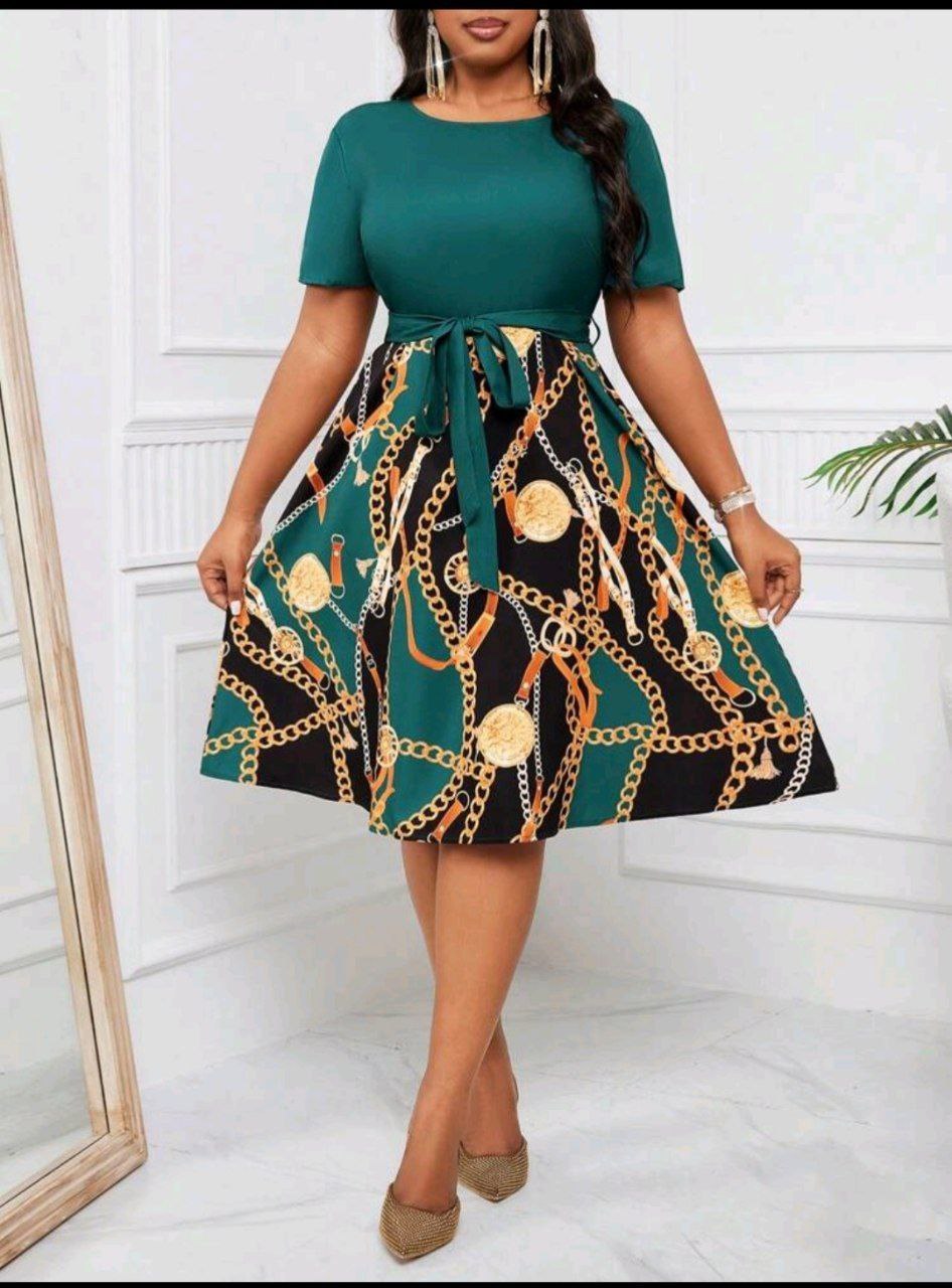 Lady Plus Size Women's Elegant Dress
