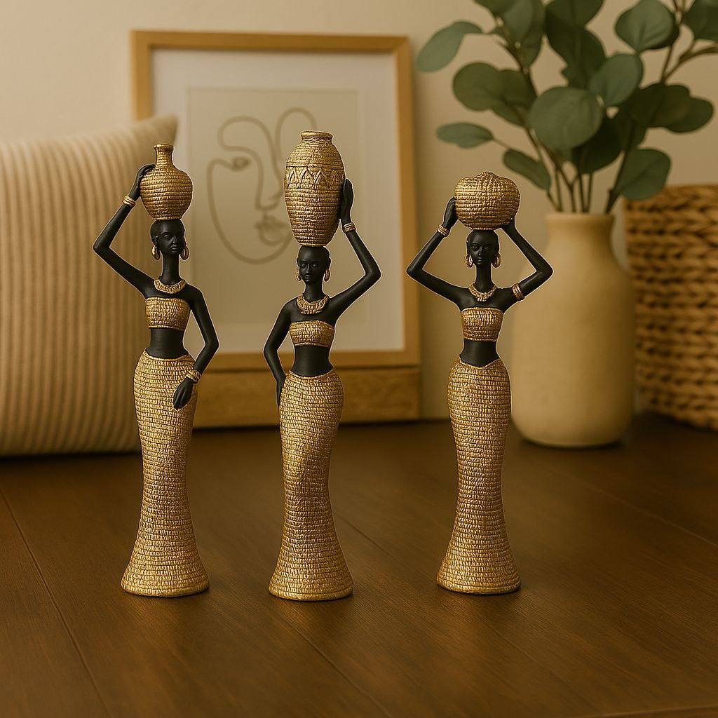 Africa Women Status Home Table Top Shelf
