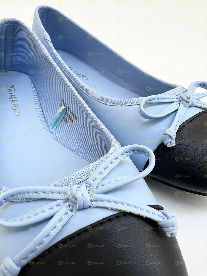 Primark Paneled Bow Ballerina Women's Flat