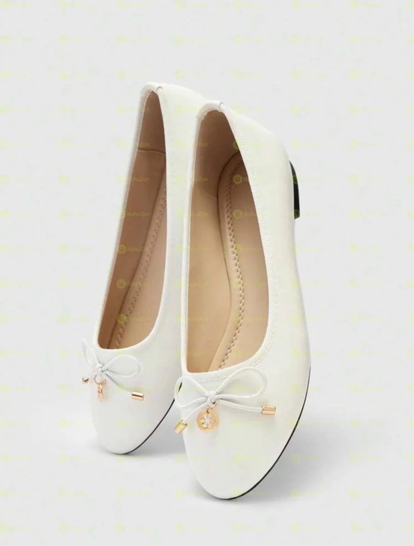 Women Bow Ballerina Women's Flat