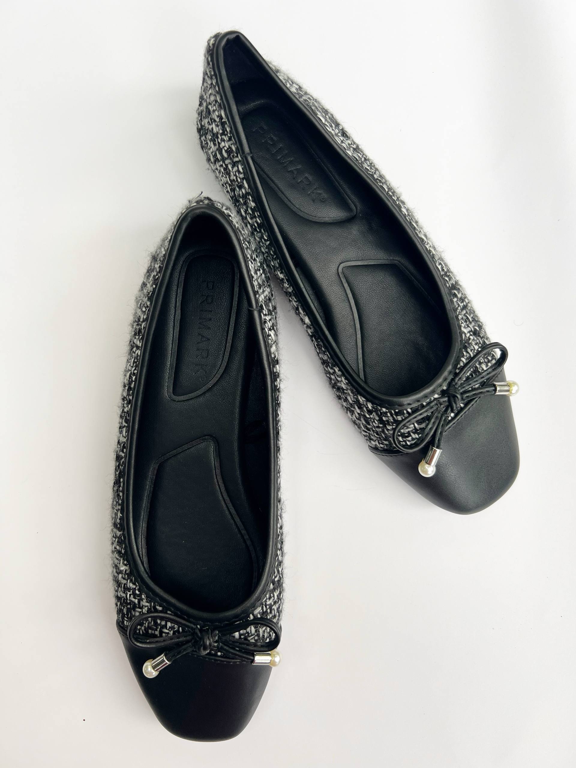 Primark Paneled Bow Ballerina Women's Flat