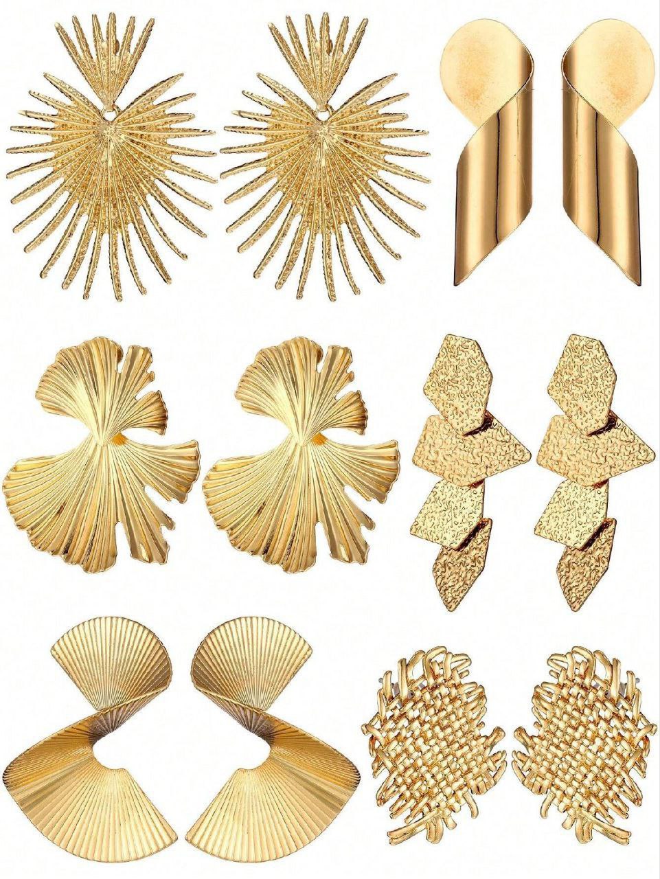 Golden Women's Earrings