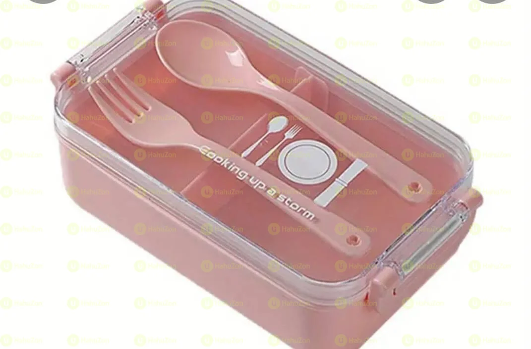 Lunch Boxes With Fork And Spoon