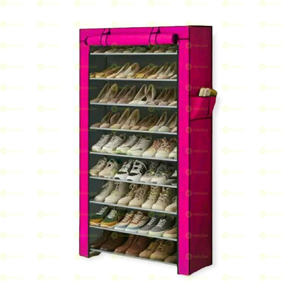 ባለ 9 መደርደሪያ የጫማ ማስቀመጫ