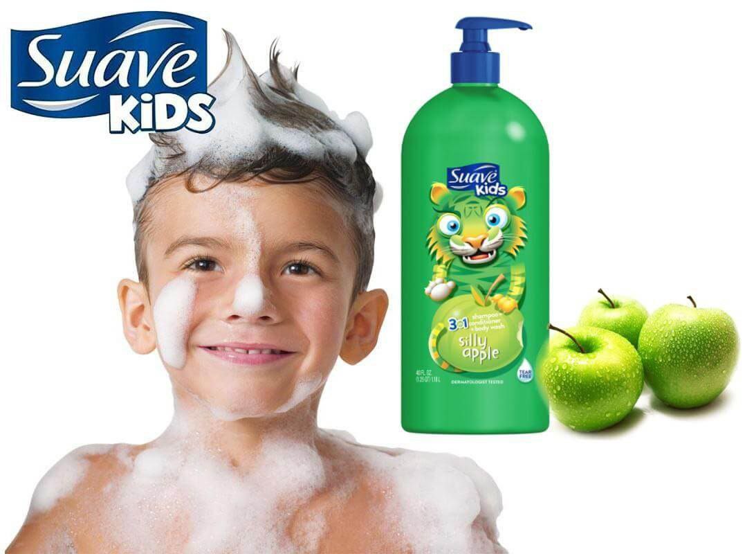 Suave Kids 3-in-1Shampoo + Conditioner + Body Wash