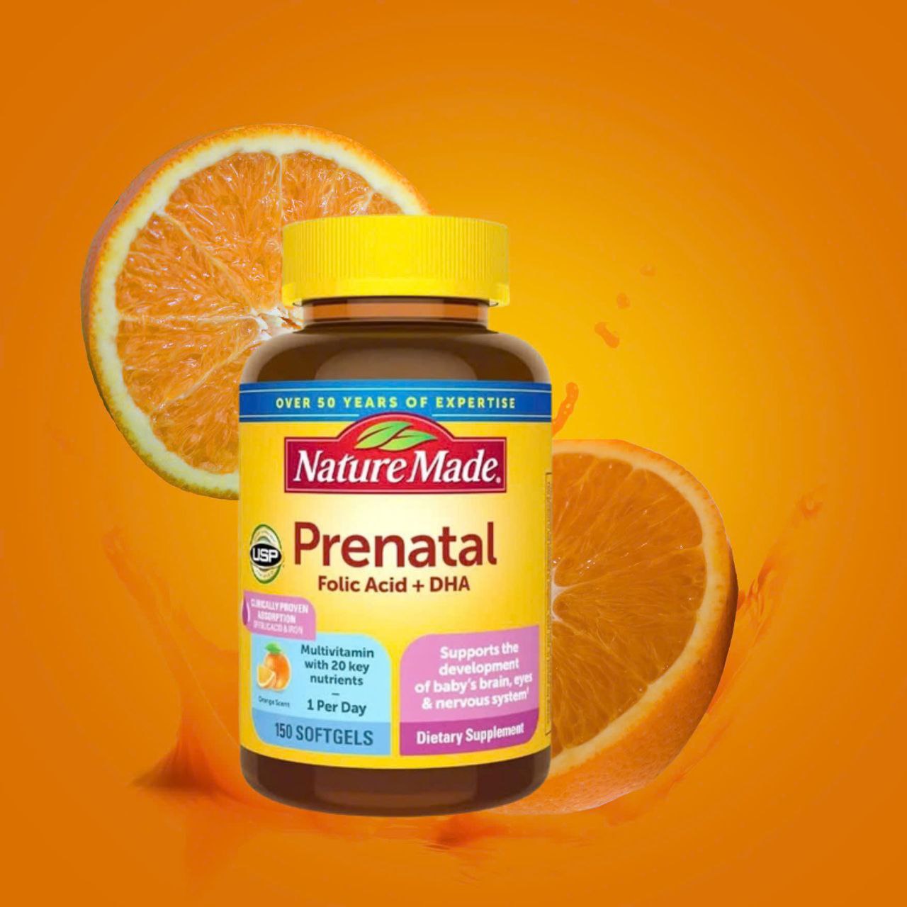 Nature Prenatal Folic Acid + DHA