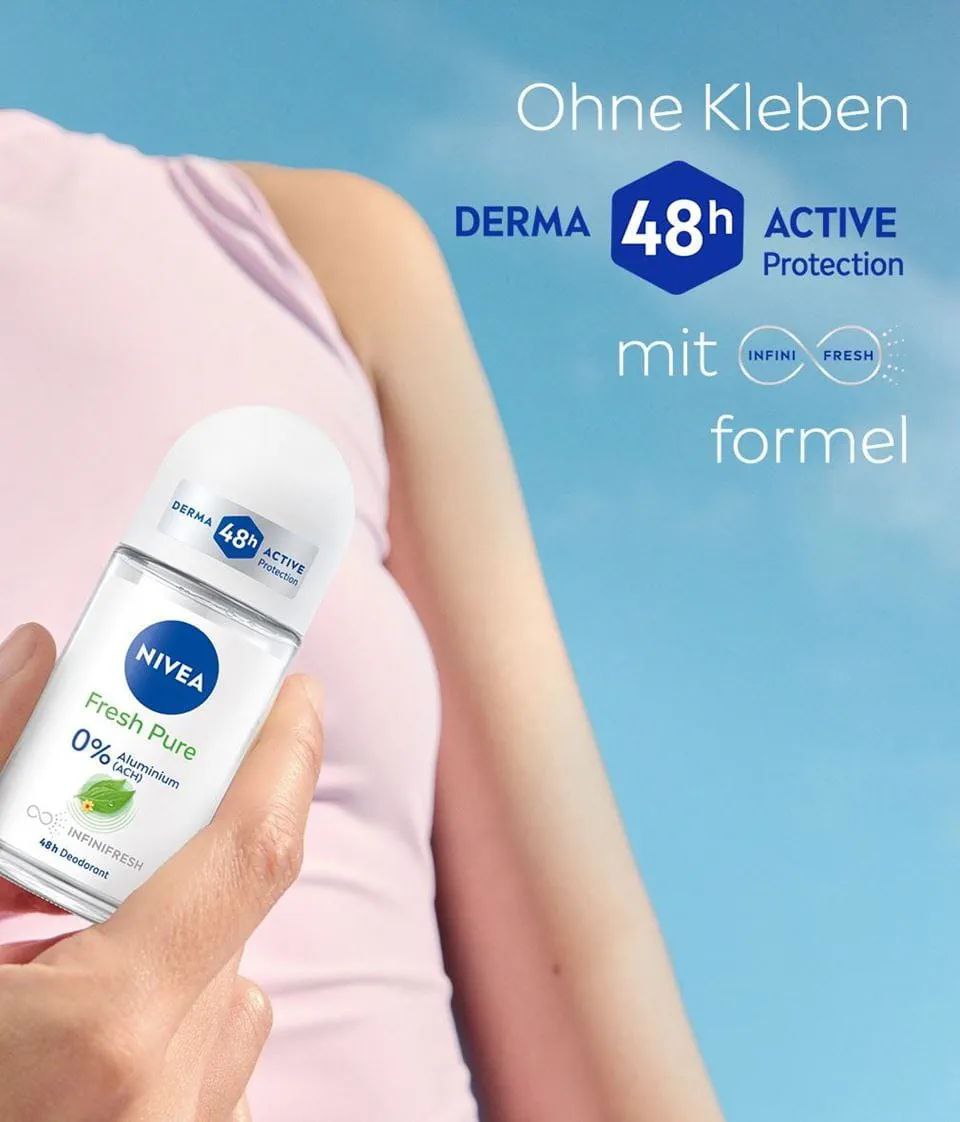 Nivea Fresh Pure Deodorant Roll-On 48H