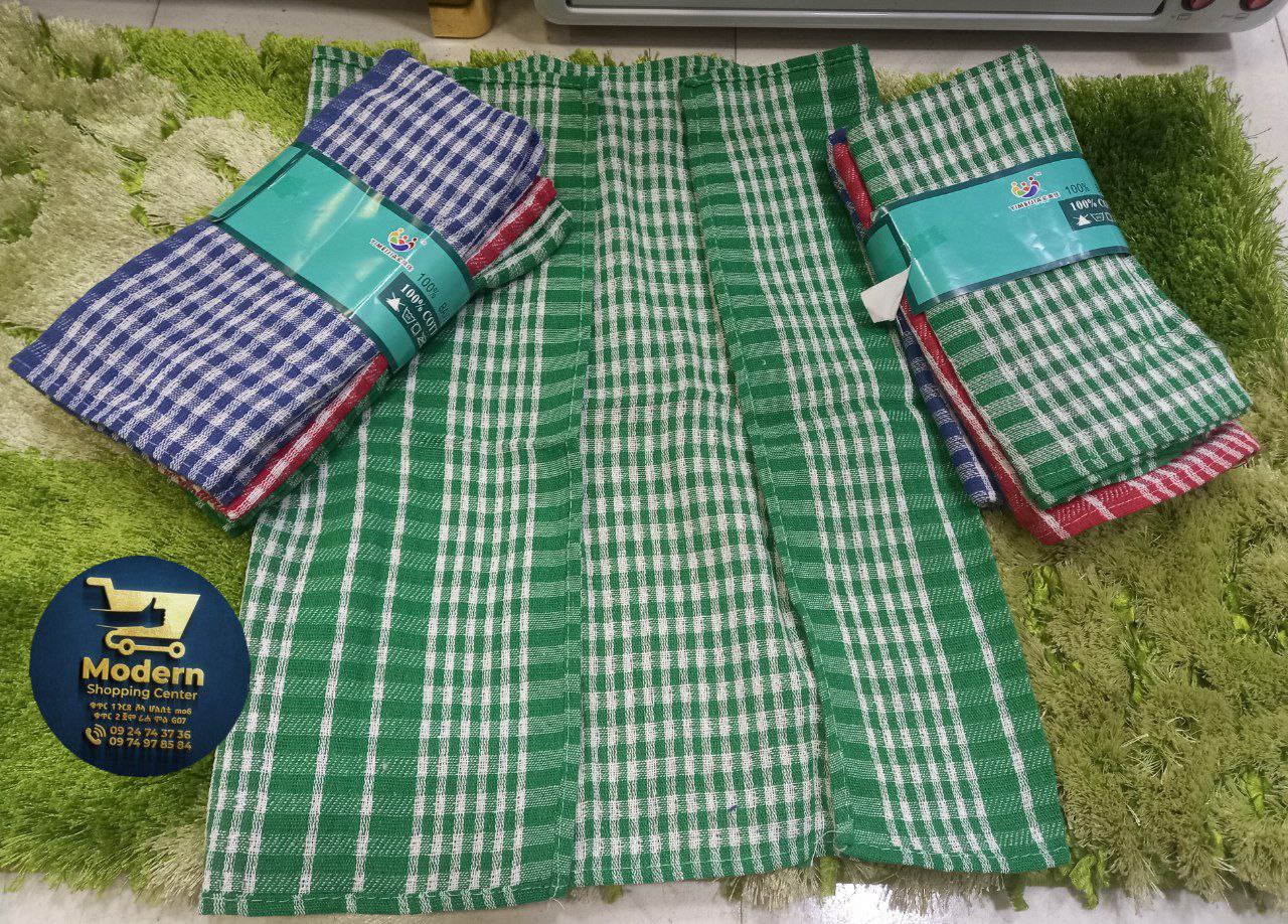 ኮተን የእቃ ማድረቂያ ፎጣ