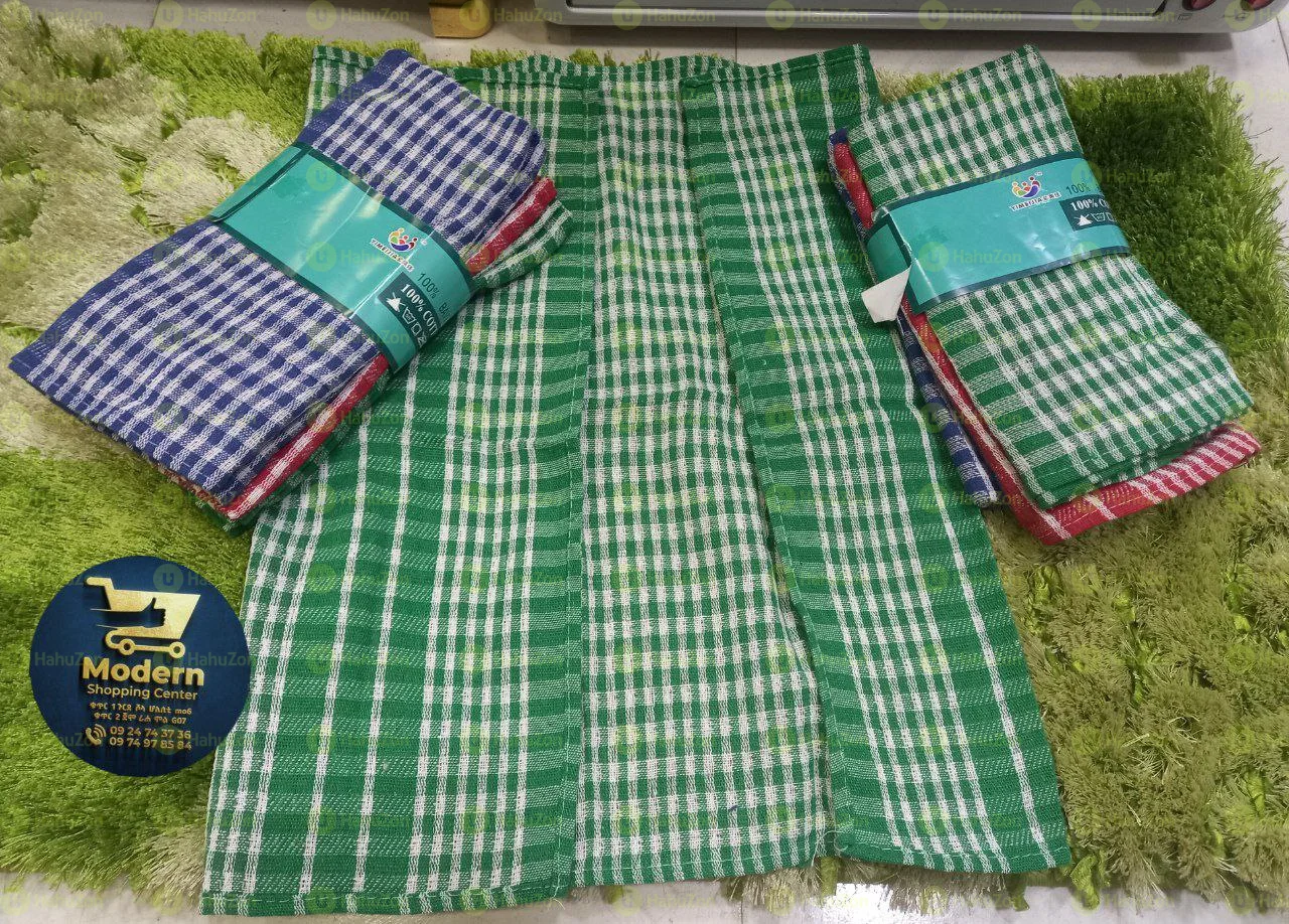 ኮተን የእቃ ማድረቂያ ፎጣ