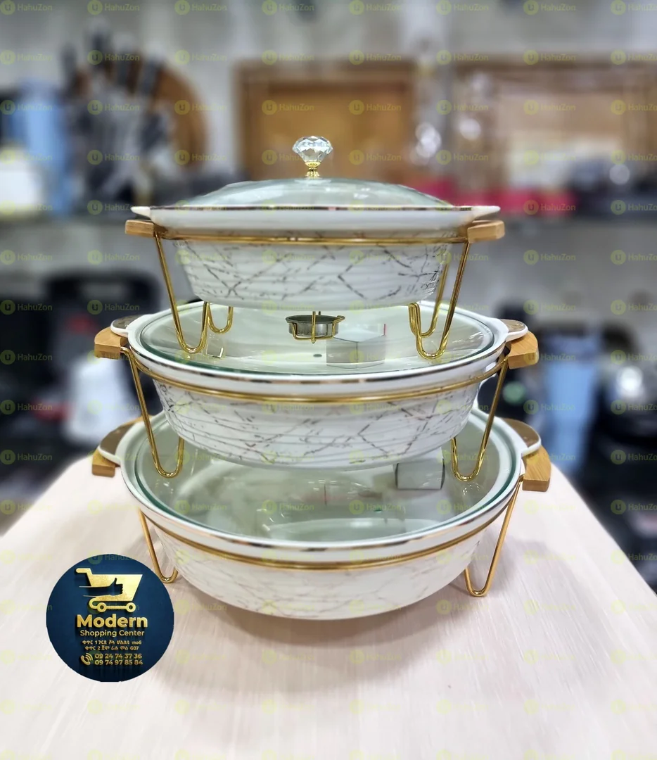 የወጥ ማቅረቢያ ቼቪንግ ዲሽ