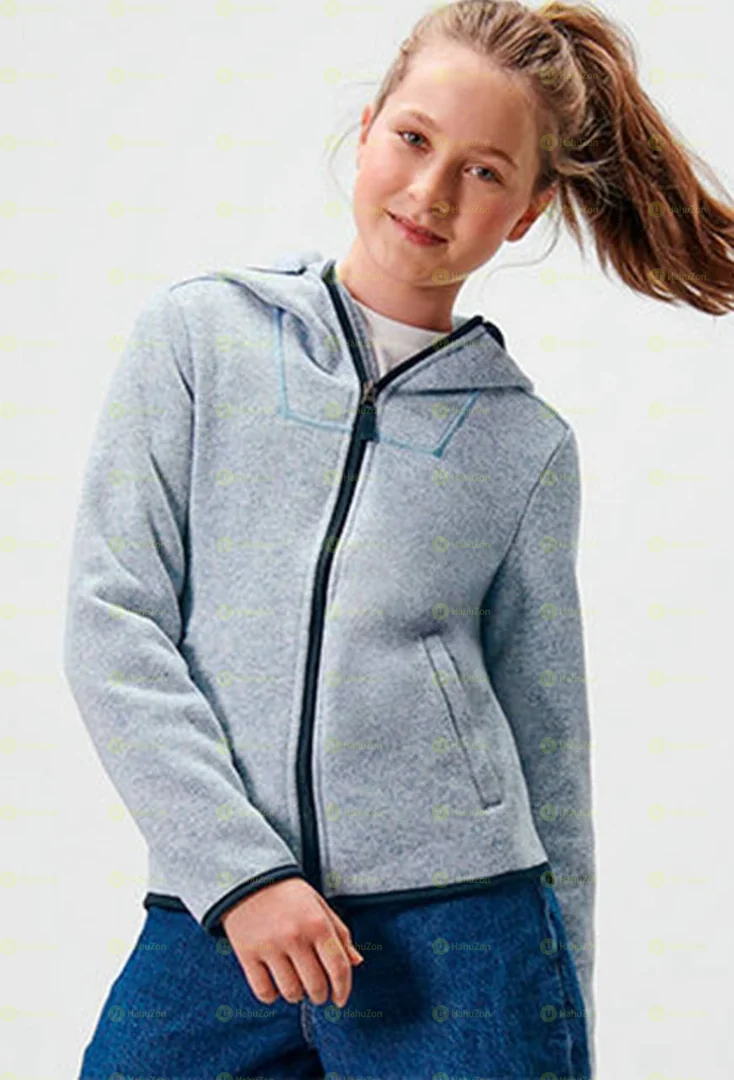 Tchibo Kid Girls Knitted Fleece Jacket
