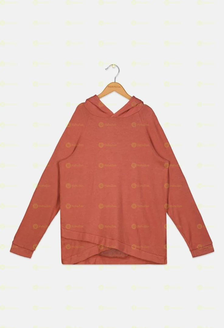 Rumi+Ryder Kid Girls Hooded Heather Sweater