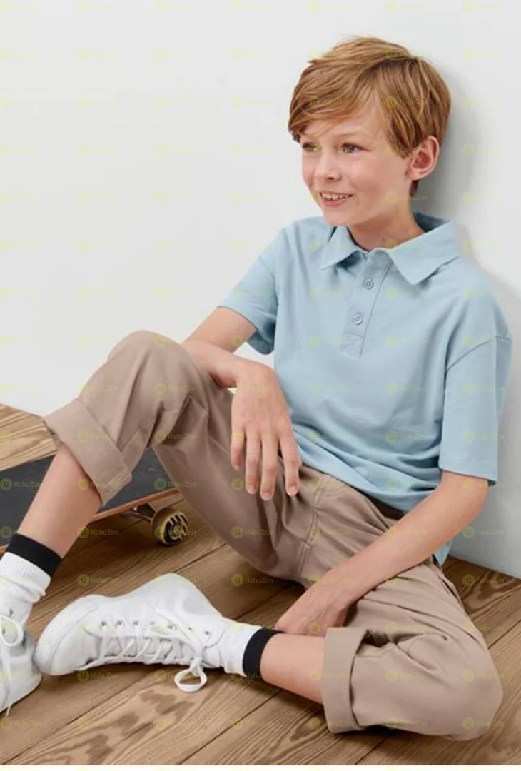 Tchibo Kid Boy 2pc Short Sleeve Polo T-Shirt