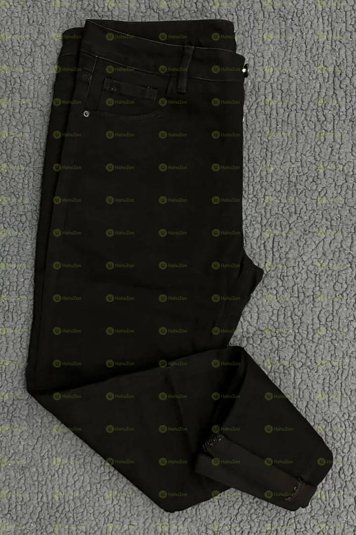 Slim Black Color Jeans