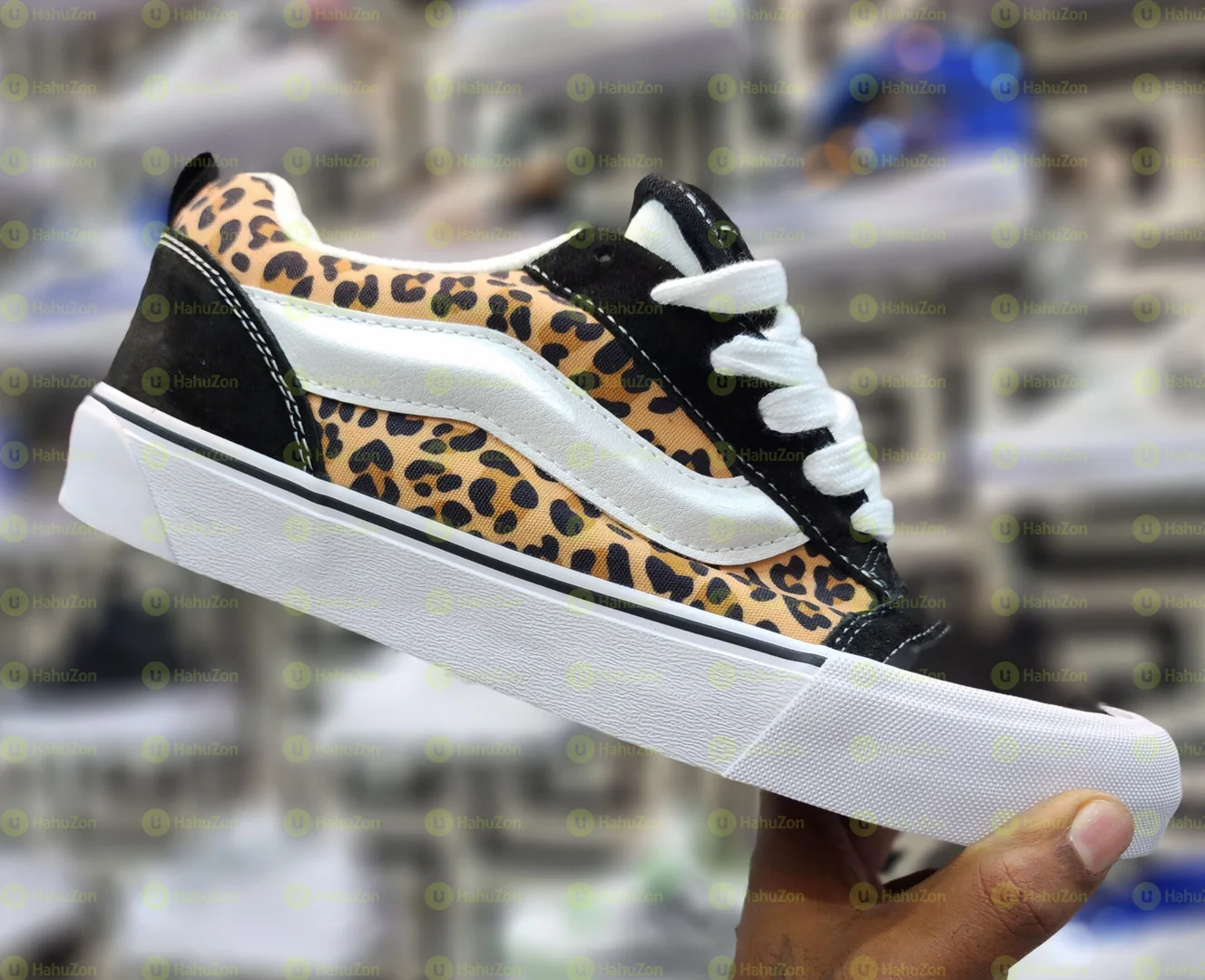 Custom Vans Knu Skool Double Sole Shoes