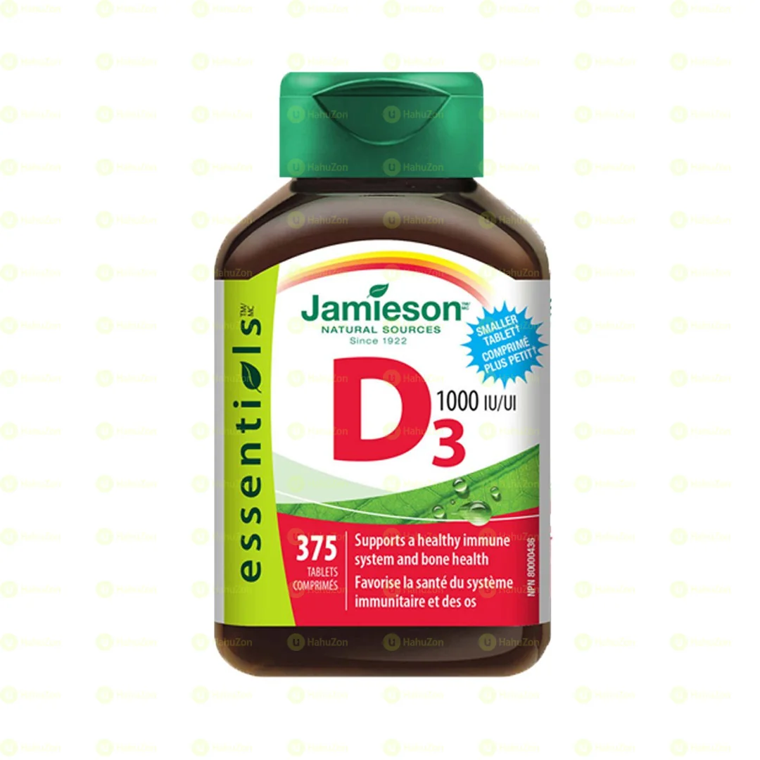 Jamieson Vitamin D3 – 1000 IU (375 Tablets)