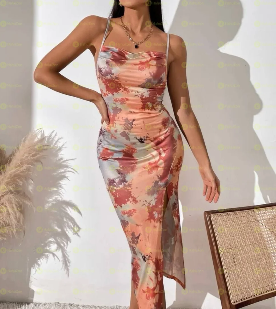 Tie Dye Cami Bodycon Dress