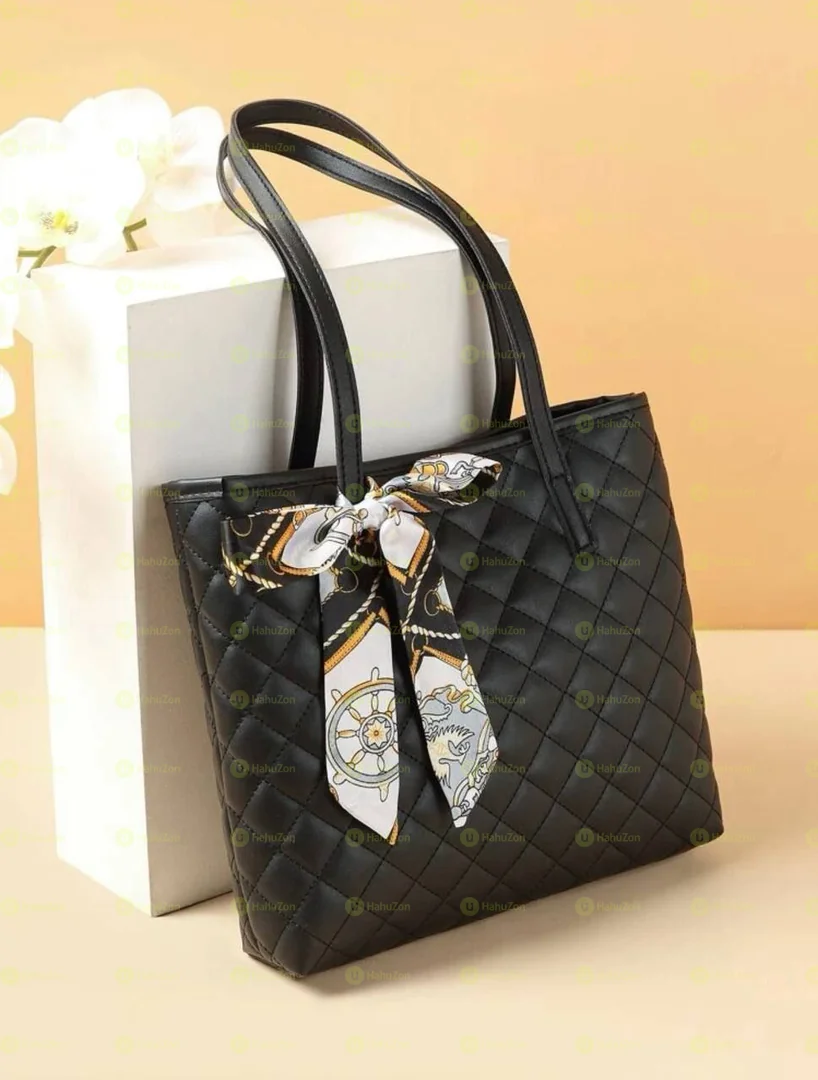 Quilted Scarf Decor Bag