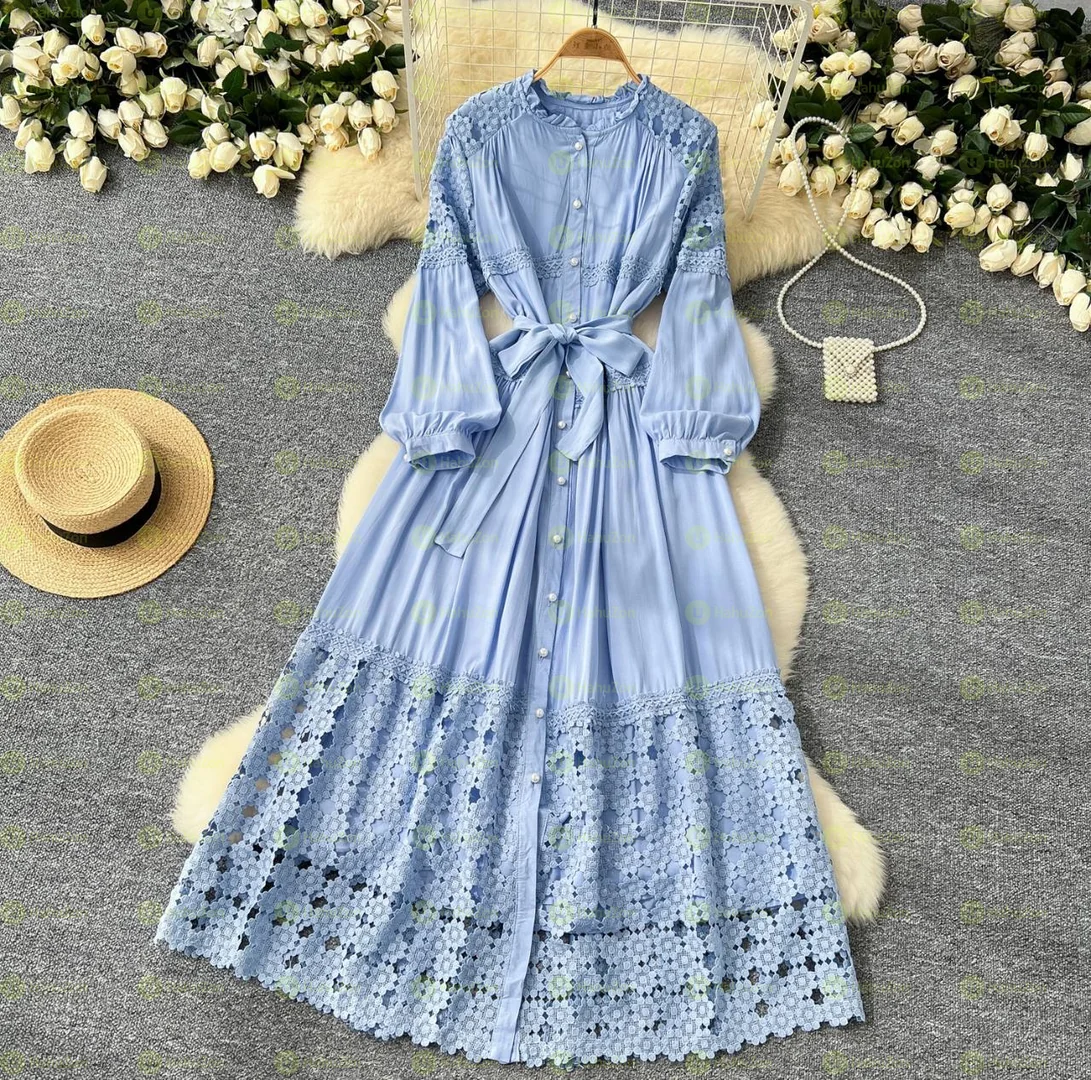 Women's Light Blue Summer Dress