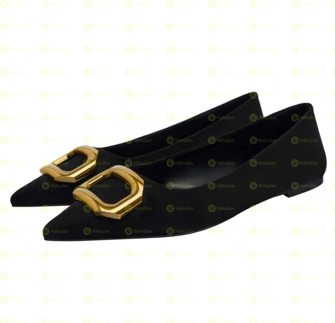 Beautiful Zara Velvet Flat Shoes