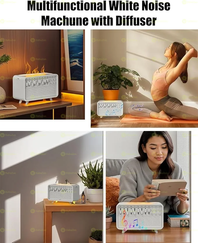 3-in-1 White Noise Machine with Humidifier & Speaker