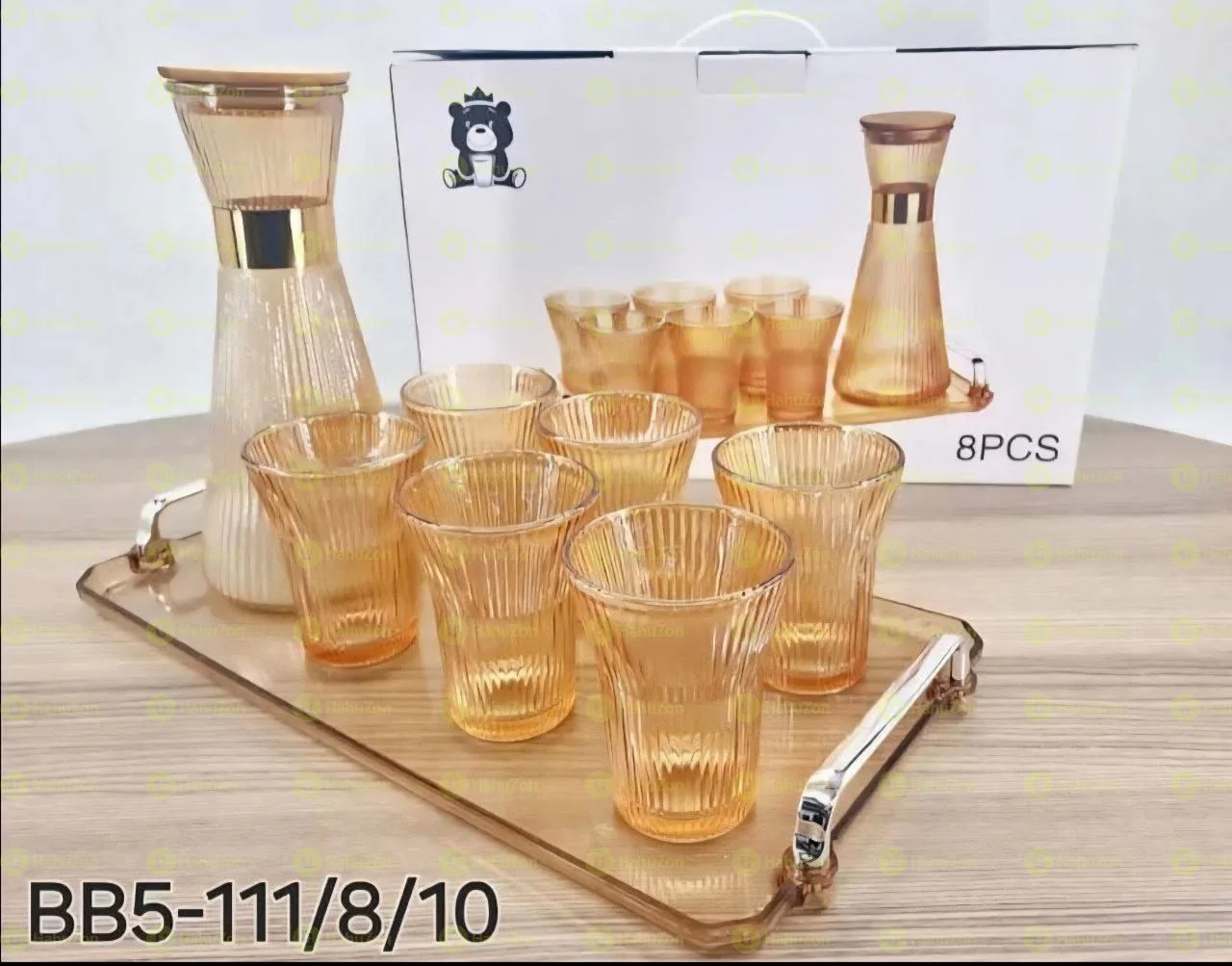 8 pcs  Glassware Set