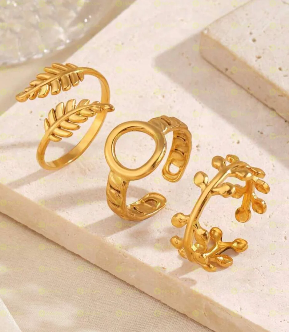 3pc Stainless Steel Rings