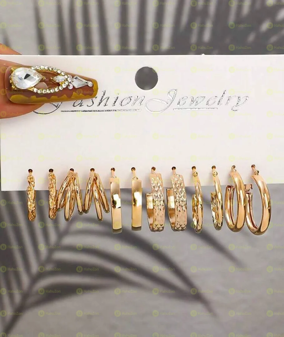 6 pc Earring Sets