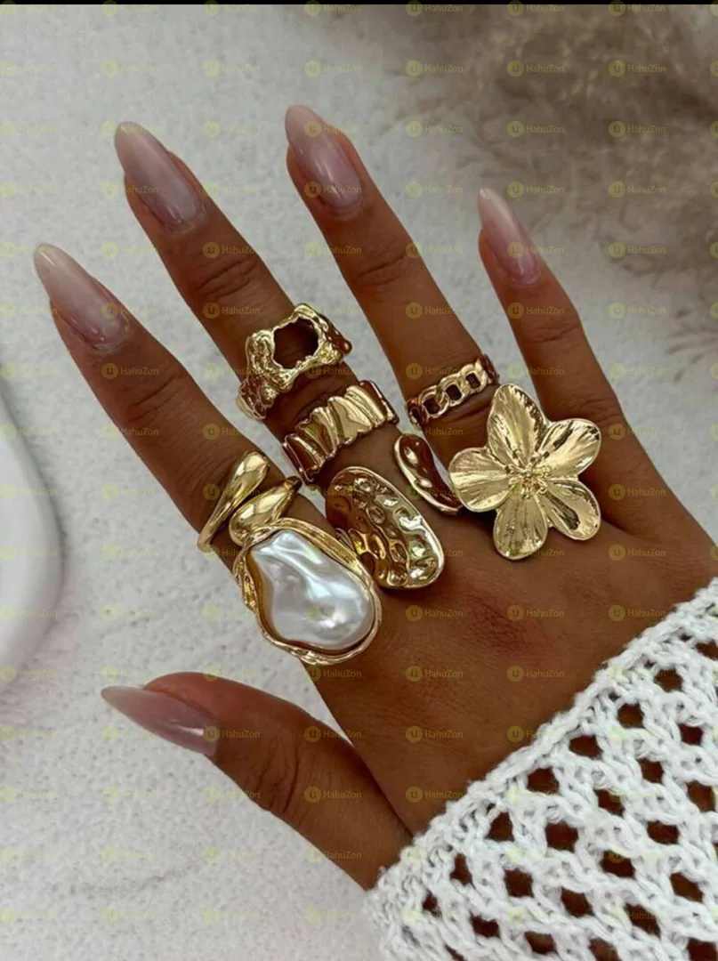6pc Ladies Rings