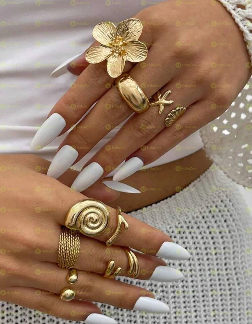 8pc Rings Set