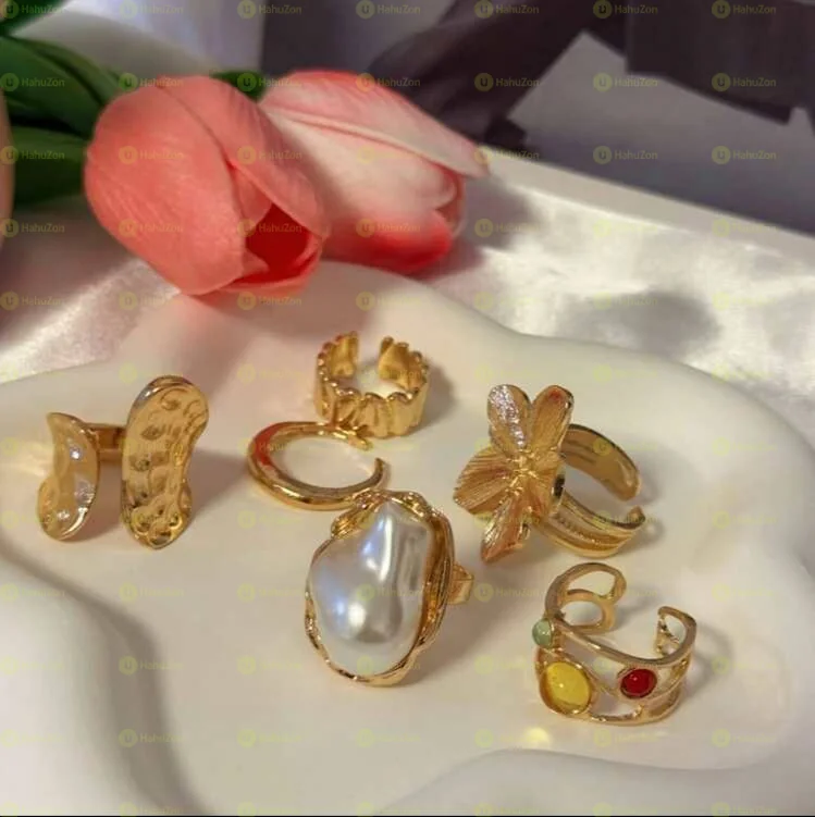 6pc Ladies Rings