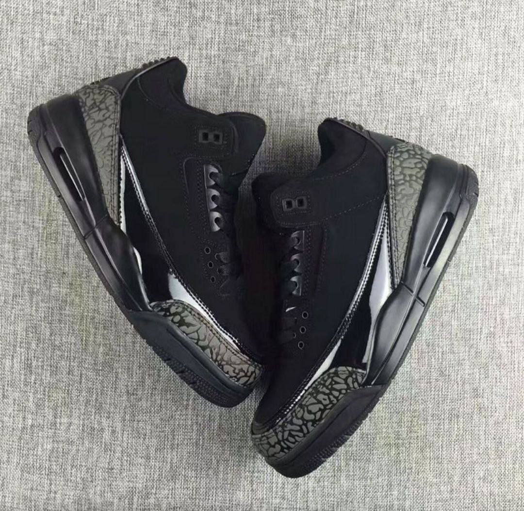 Jordan 3 Black Cat Men's Shoes