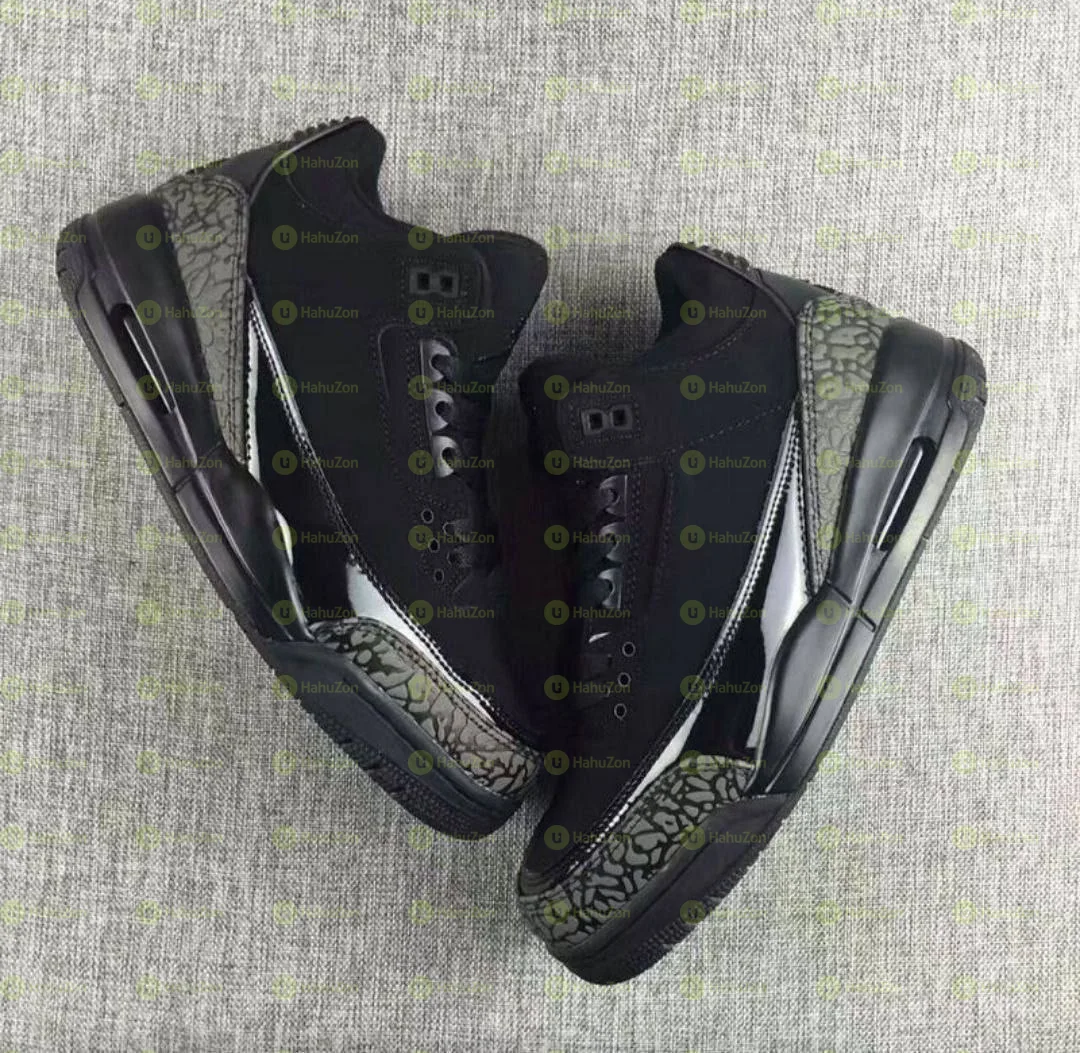 Jordan 3 Black Cat Men's Shoes
