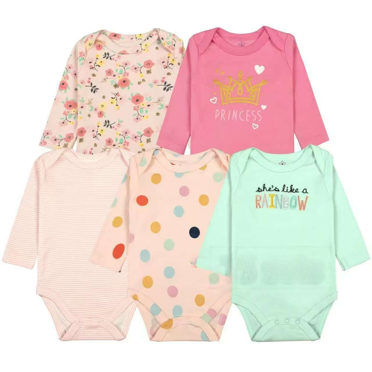 እጀ ሙሉ ኦርጅናል ኮተን ዳይፐር ቲሸርት