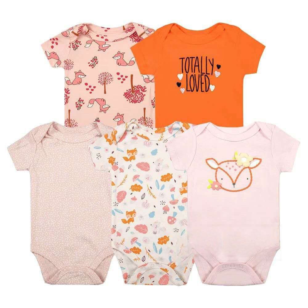 እጀ ጉርድ ኦርጅናል ኮተን ዳይፐር ቲሸርት