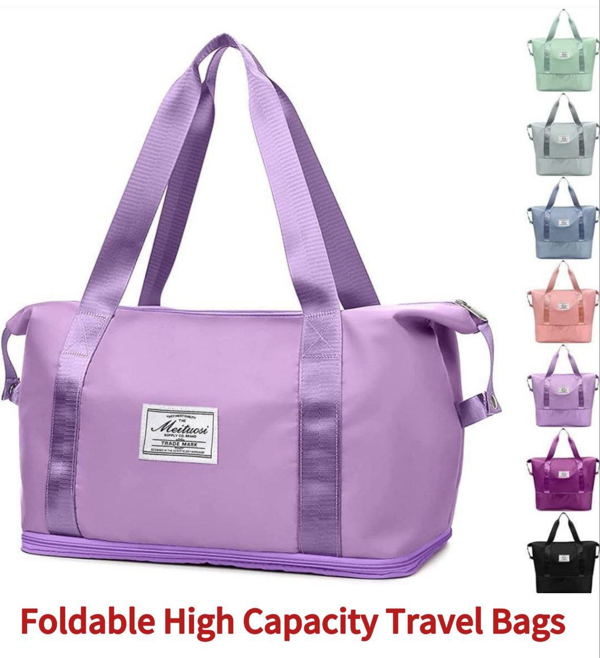 Foldable High Capacity Travel Bags