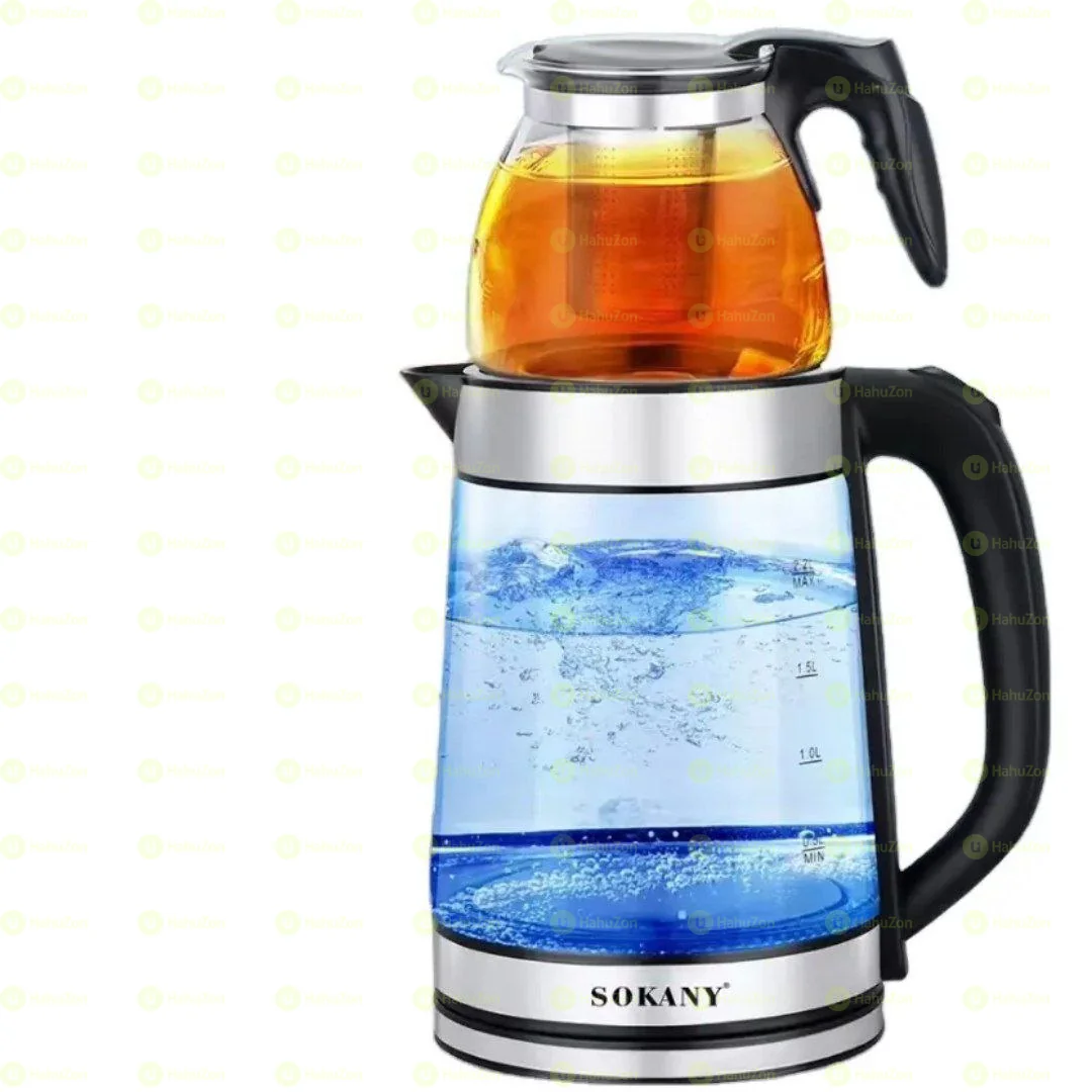2 in 1 Sokany Electric Kettle