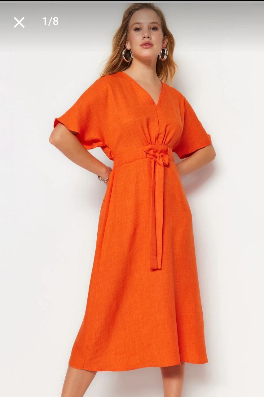 A-Line Midi Dress