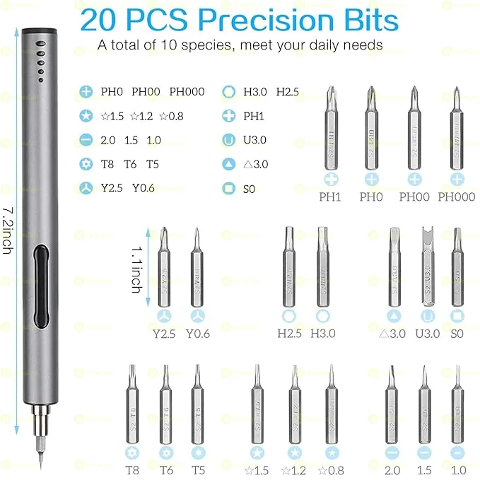 200in1 Electric Screwdriver Set